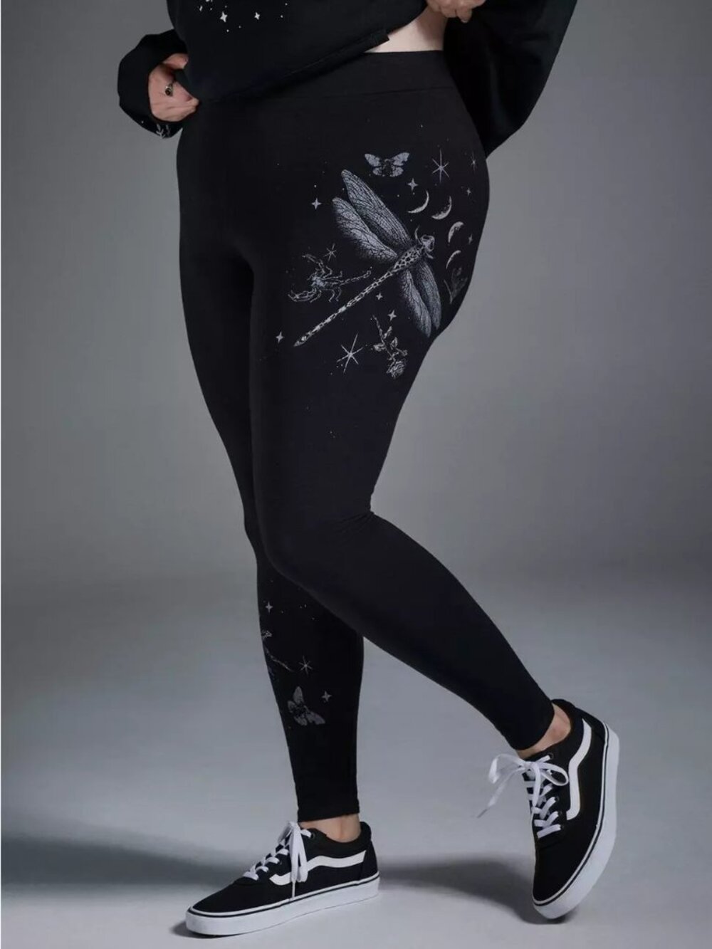 Nightfall Full Length Legging  Dragonfly mystic deep black  sz 3x 2x NEW!